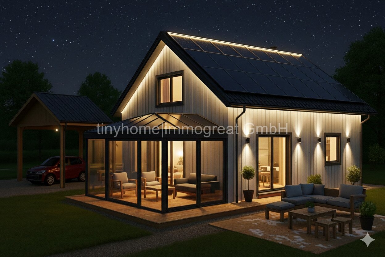 Kleines Einfamilienhaus/ Blockbohlen-Holzmassivholz in 27639 Nordholz mit Grundstück Kleines Einfamilienhaus/ Blockbohlen-Holzmassivholz in 27639 Nordholz mit Grundstück